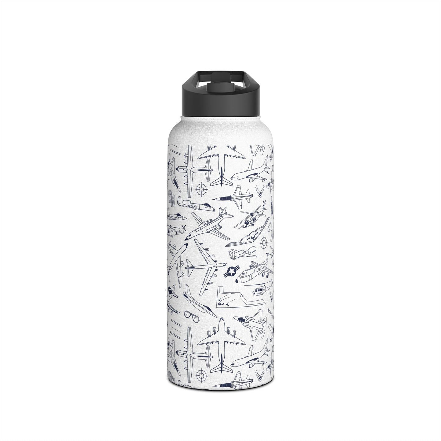USAF Zoom + Boom Stainless Steel Water Bottles (12oz, 16oz, 32oz)