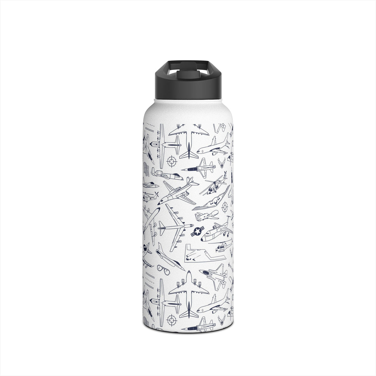 USAF Zoom + Boom Stainless Steel Water Bottles (12oz, 16oz, 32oz)