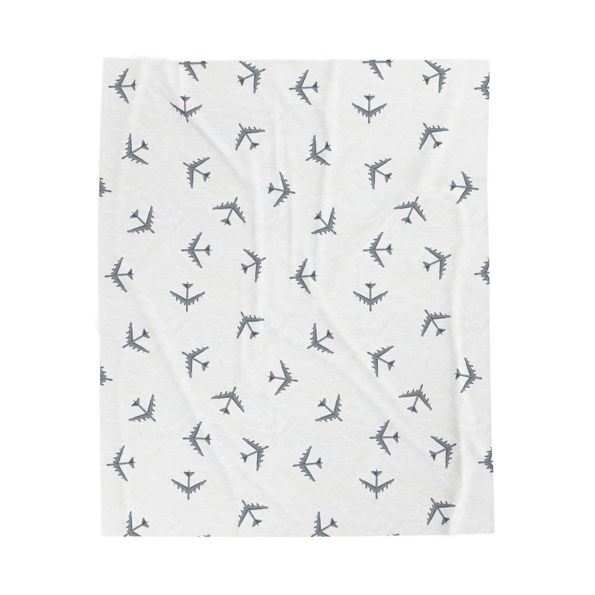 B-52 Stratofortress Lil Pilots Collection Plush Blanket (60" X 80" Twin Size)