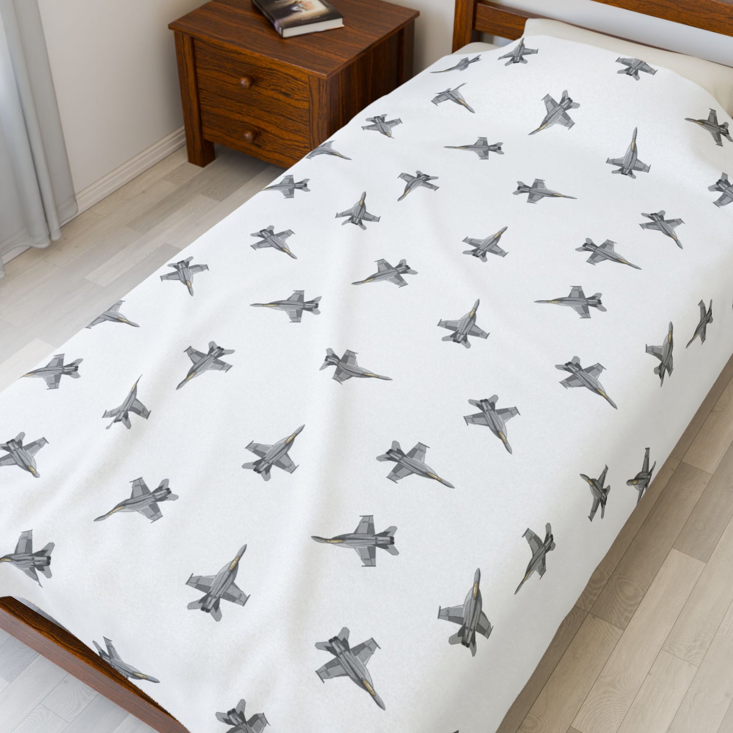 F-18 Lil Pilots Collection Plush Blanket (3 sizes)