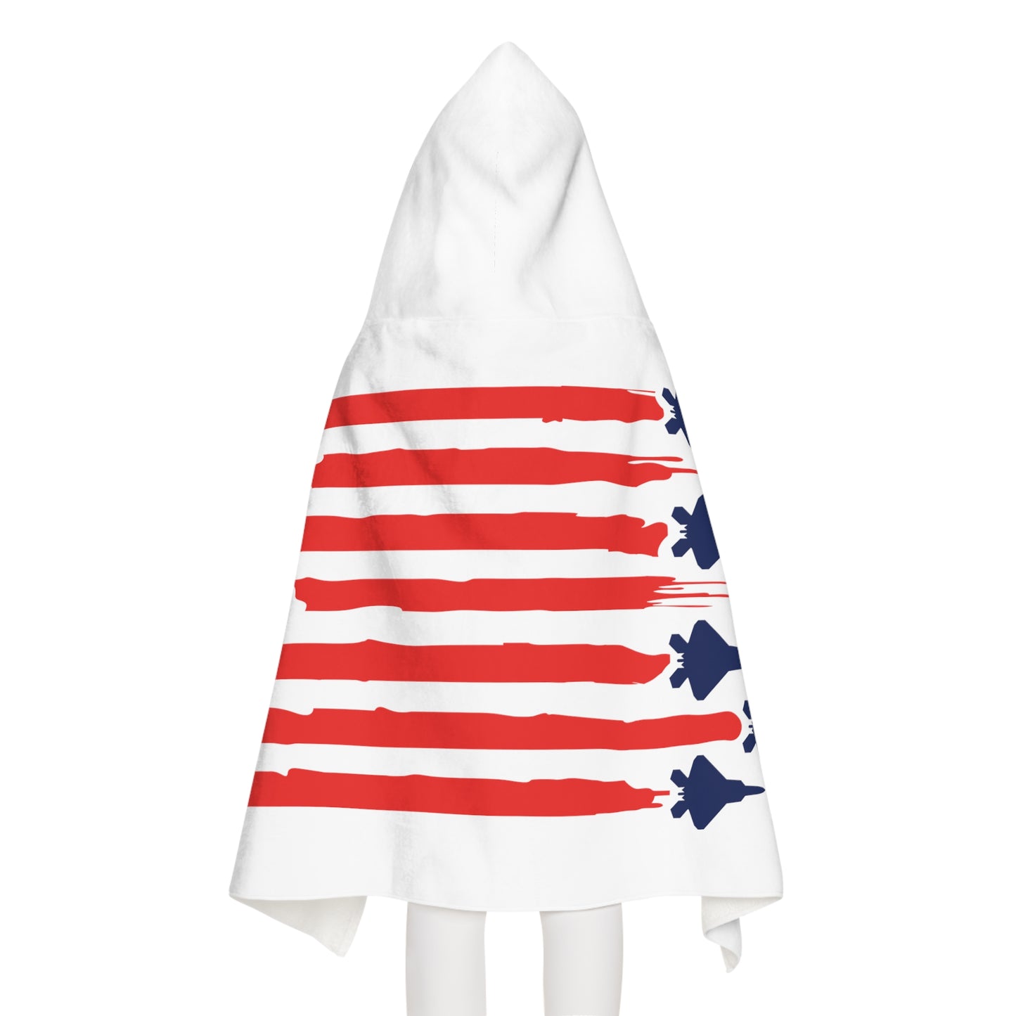 F-22 American Flag Youth Hooded Towel