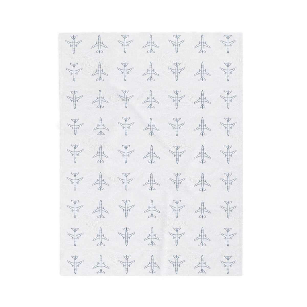KC-10 Extender Blueprint Plush Blanket (50" X 60" Couch Throw)