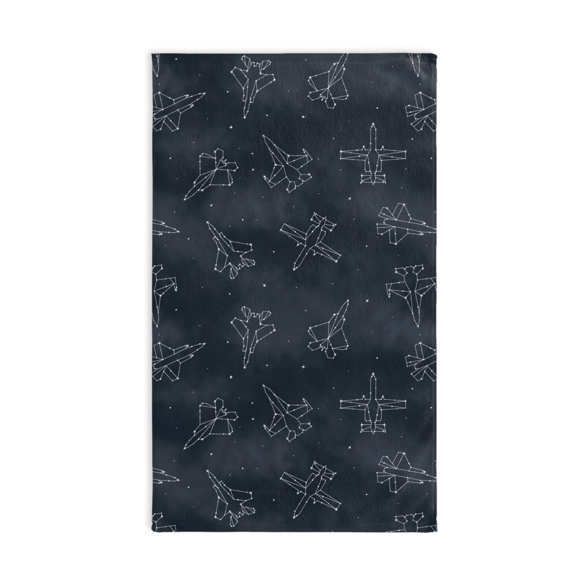 Starry Jet Night- Fighter Jets in the Sky- Hand Towel