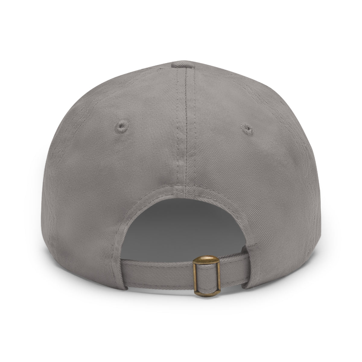 American Flag Hat with Leather Patch grey/grey patch
