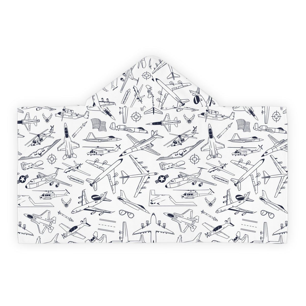 USAF Zoom + Boom-Youth Hooded Towel