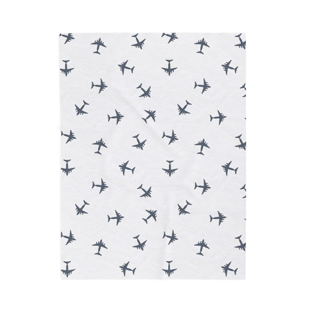 C-17 Globemaster Lil Pilots Collection Plush Blanket (30" X 40" Baby/Toddler)