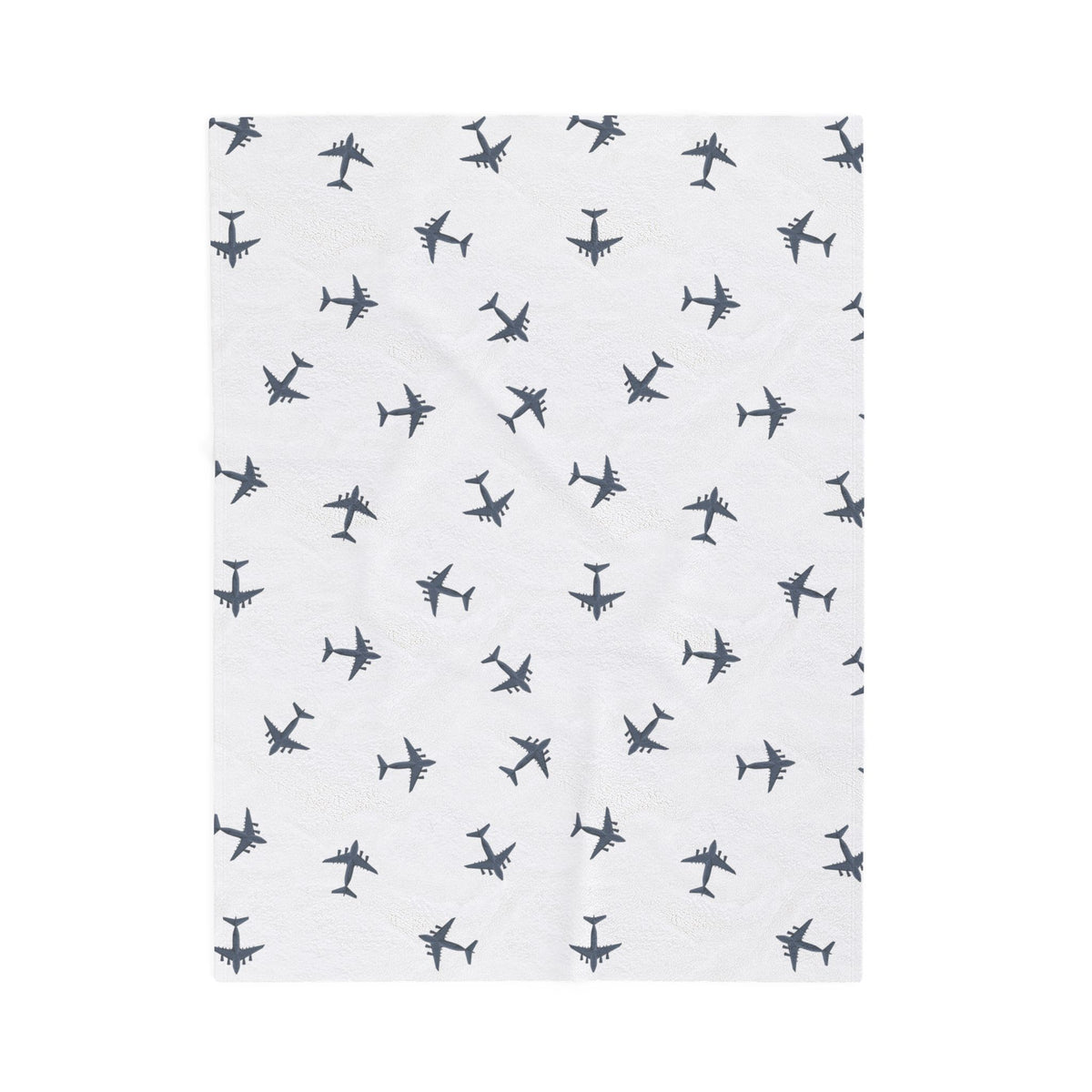 C-17 Globemaster Lil Pilots Collection Plush Blanket (60" X 80" Twin Size)