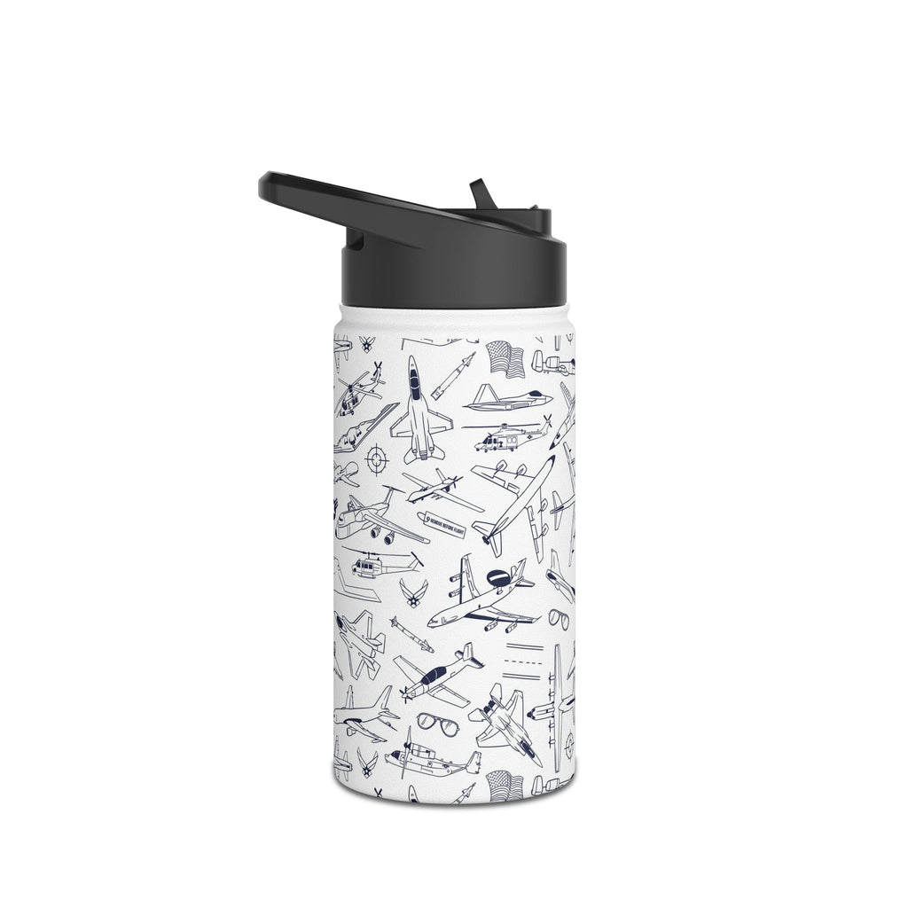 USAF Zoom + Boom Stainless Steel Water Bottles (12oz, 16oz, 32oz)