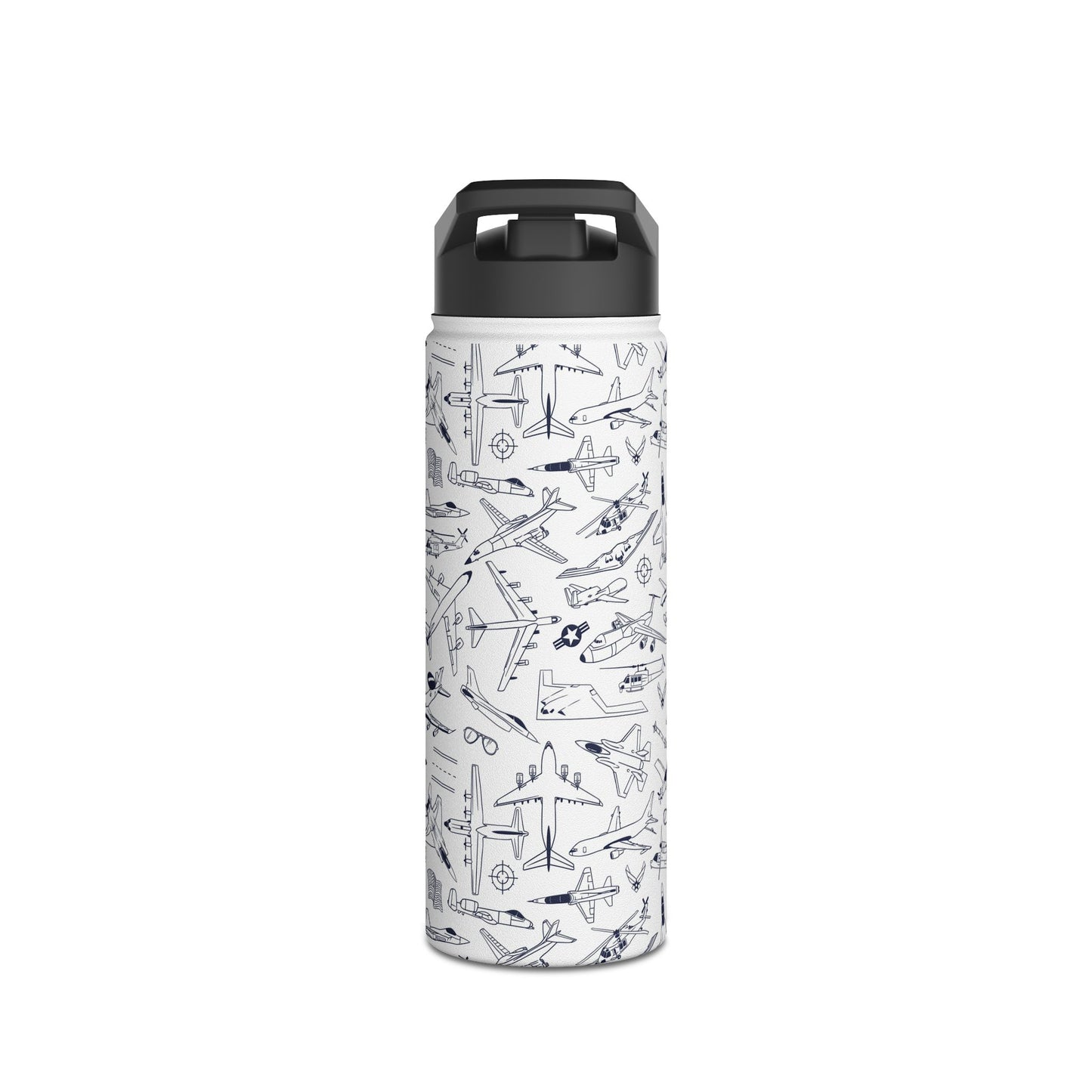 USAF Zoom + Boom Stainless Steel Water Bottles (12oz, 16oz, 32oz)