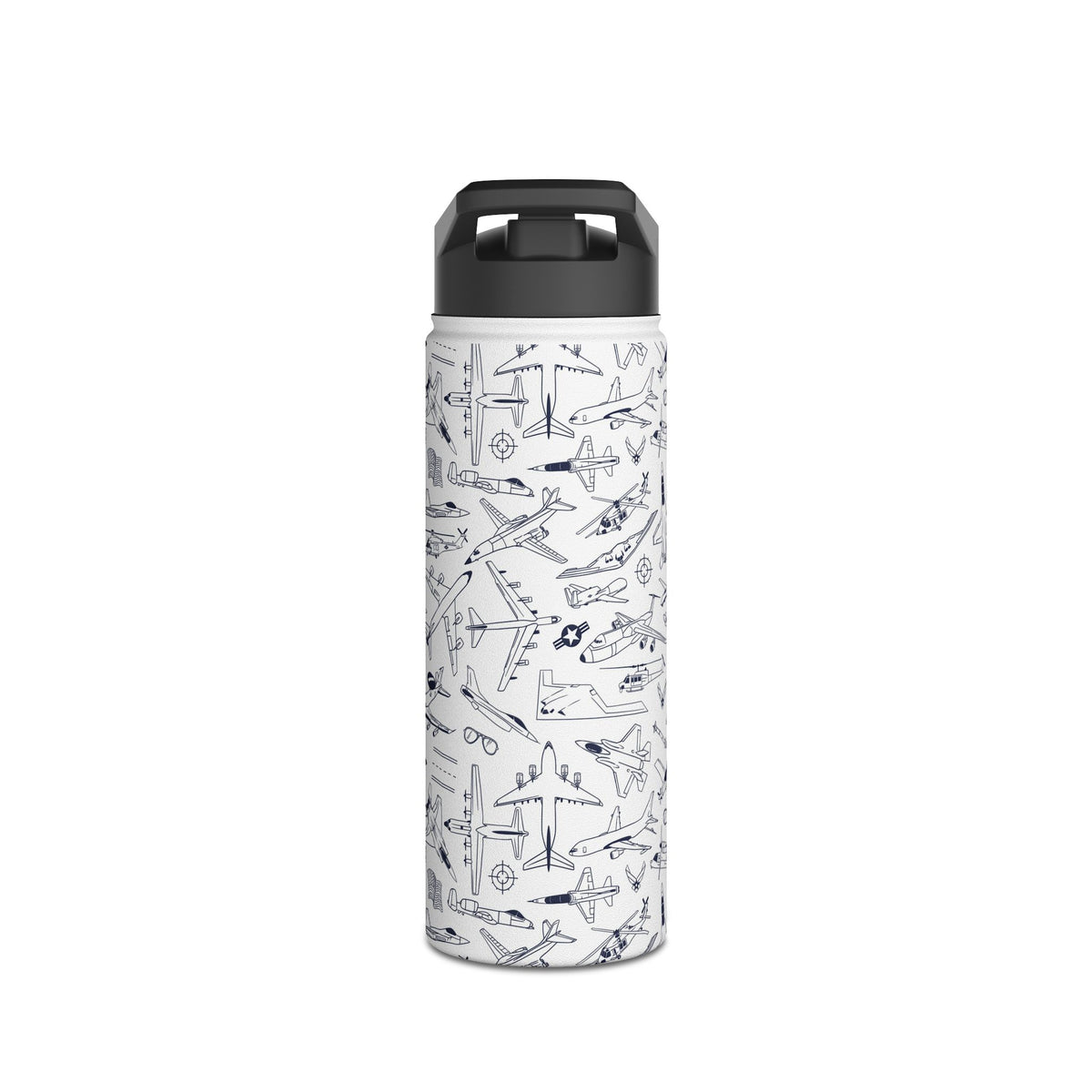 USAF Zoom + Boom Stainless Steel Water Bottles (12oz, 16oz, 32oz)