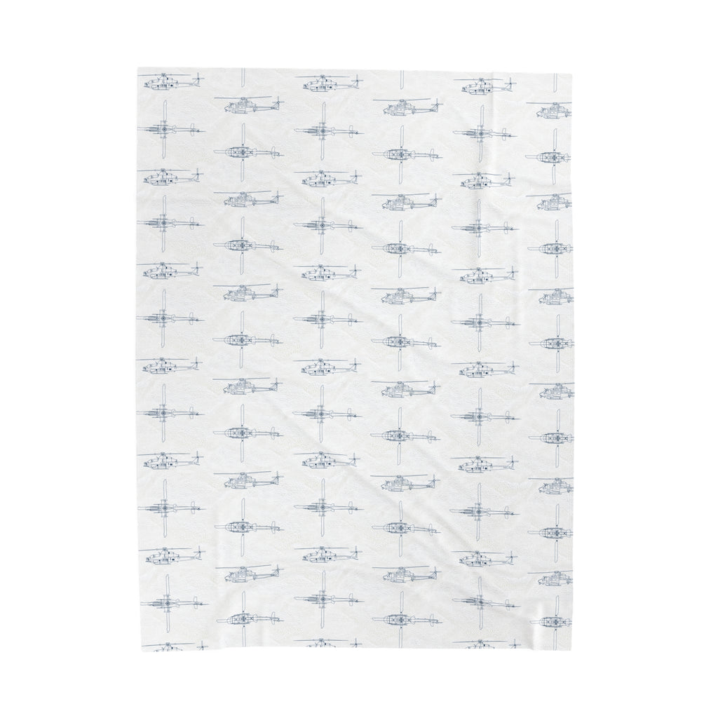 AH-1Z Viper + UH-1Y Venom/Super Huey Plush Blanket