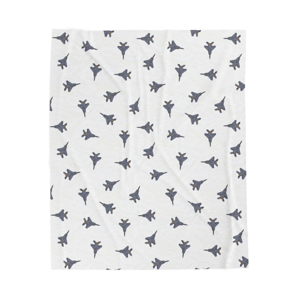 F-15 Lil Pilots Collection Plush Blanket (50" X 60" Couch Throw)