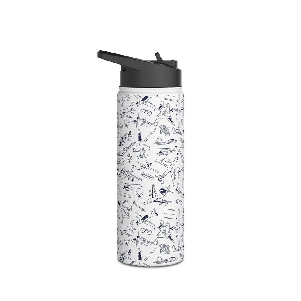 USAF Zoom + Boom Stainless Steel Water Bottles (12oz, 16oz, 32oz)