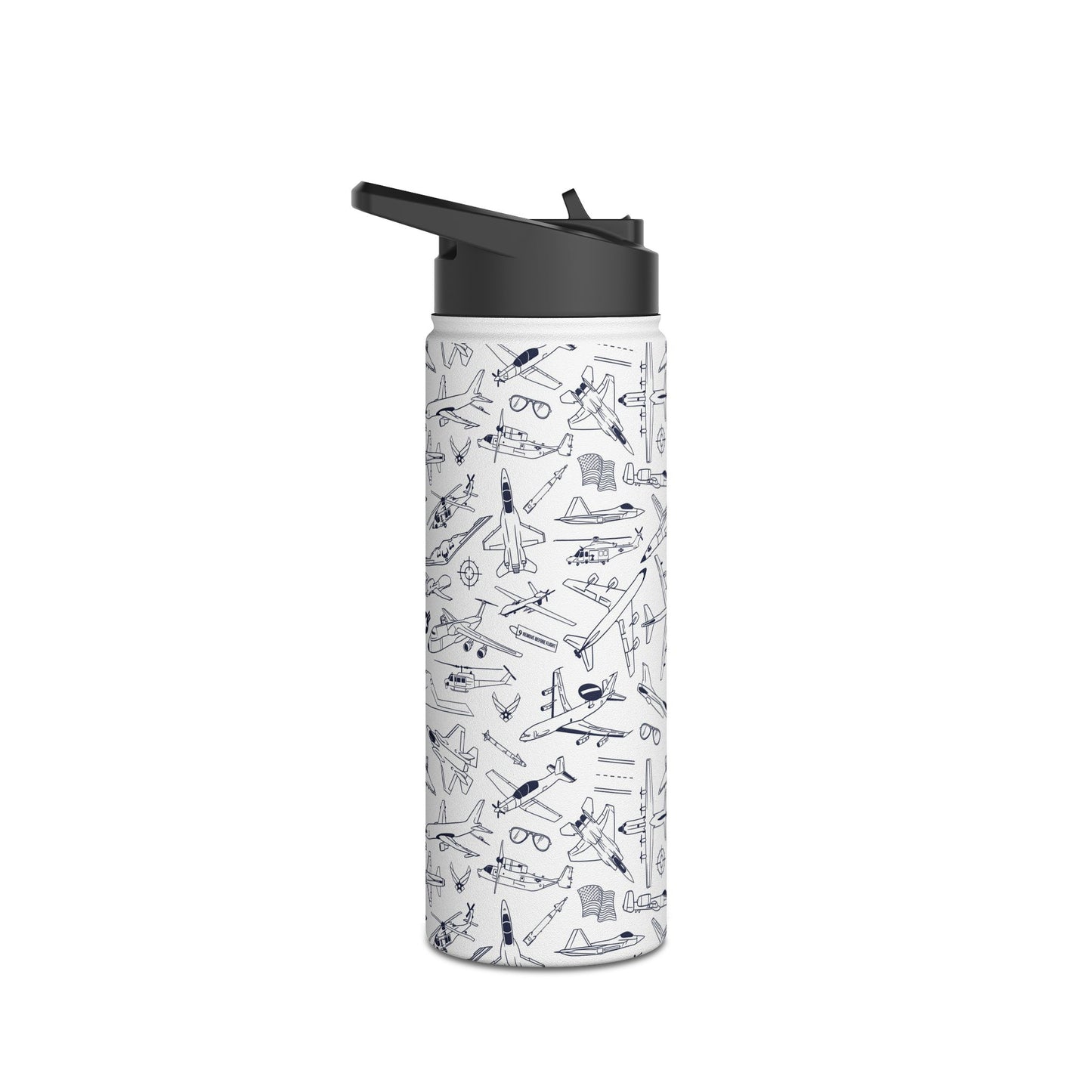 USAF Zoom + Boom Stainless Steel Water Bottles (12oz, 16oz, 32oz)