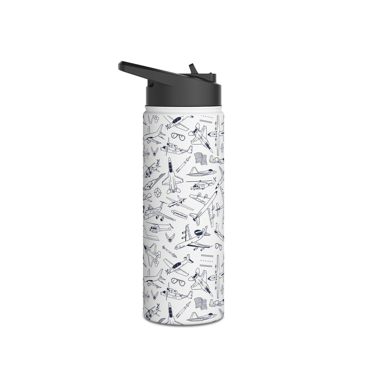 USAF Zoom + Boom Stainless Steel Water Bottles (12oz, 16oz, 32oz)