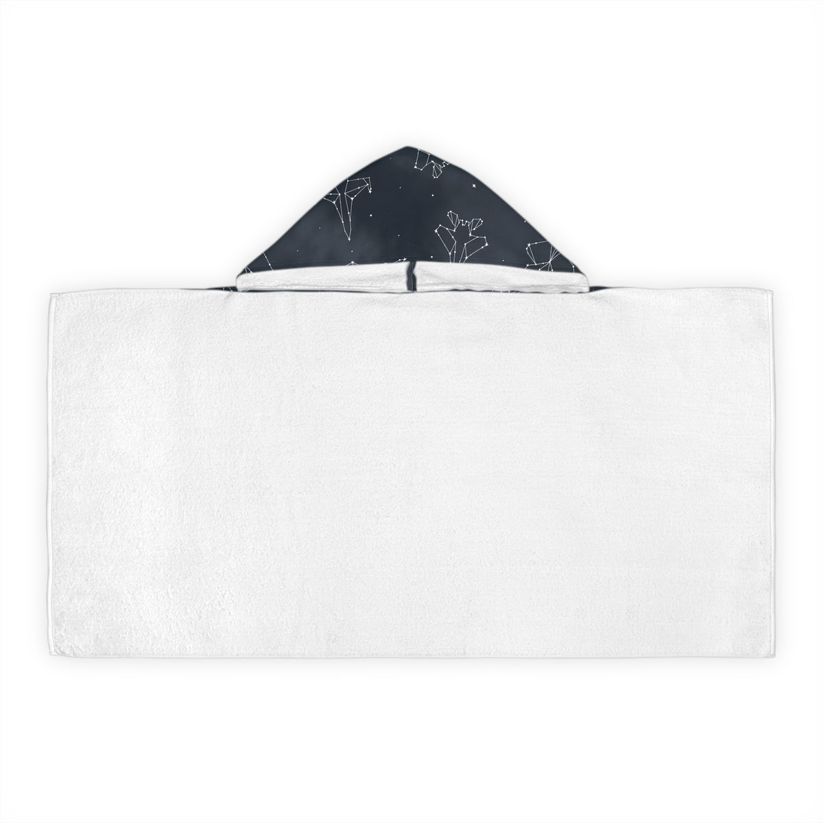 Starry Jet Night -Fighter Jets in the Sky-Youth Hooded Towel