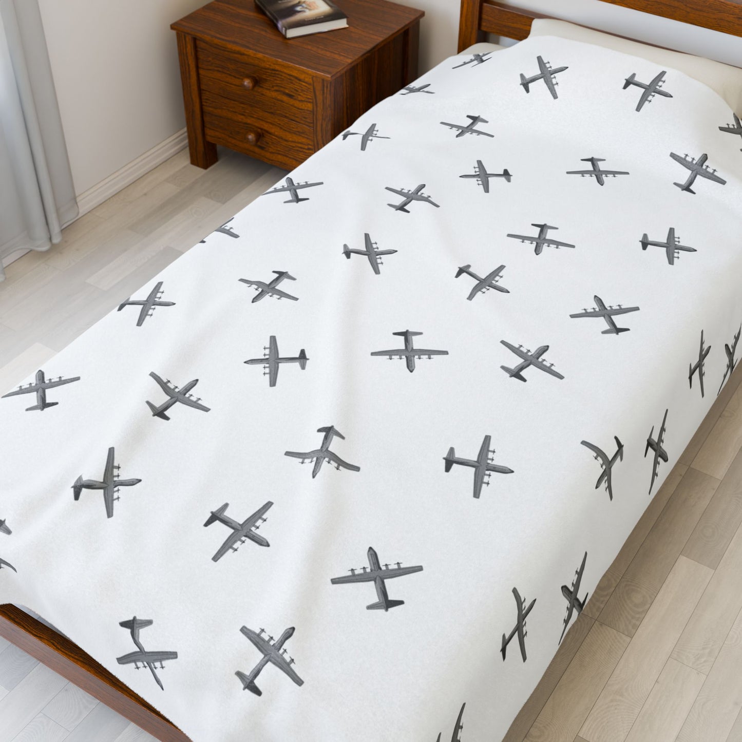 C-130 Hercules Lil Pilots Collection Plush Blanket (3 sizes)