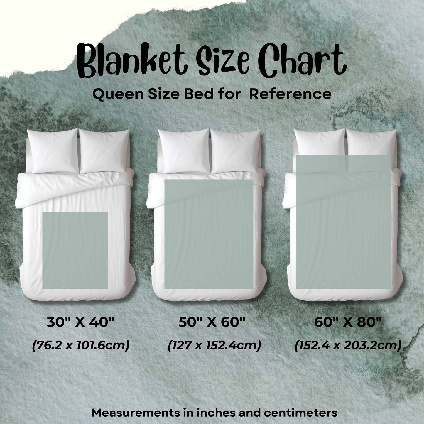 Blanket size chart