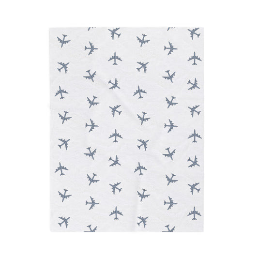 KC-135 Stratotanker Lil Pilots Collection Plush Blanket