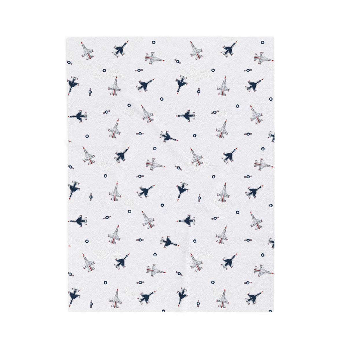 F-16 Thunderbirds Plush Blanket (50" X 60" Couch Throw)