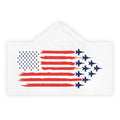 American Flag Youth Hooded Towel