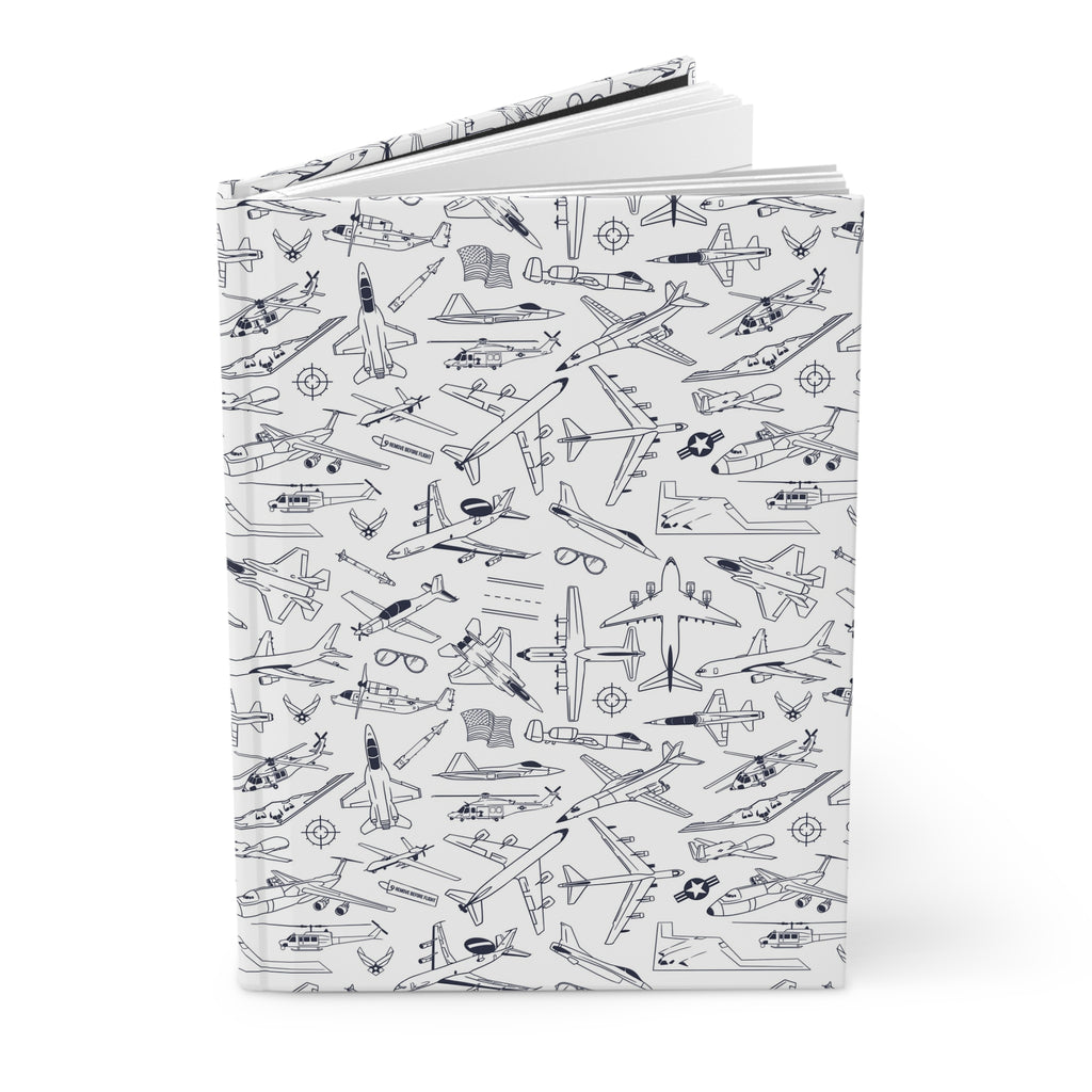 USAF Zoom + Boom Hardcover Journal/Notebook