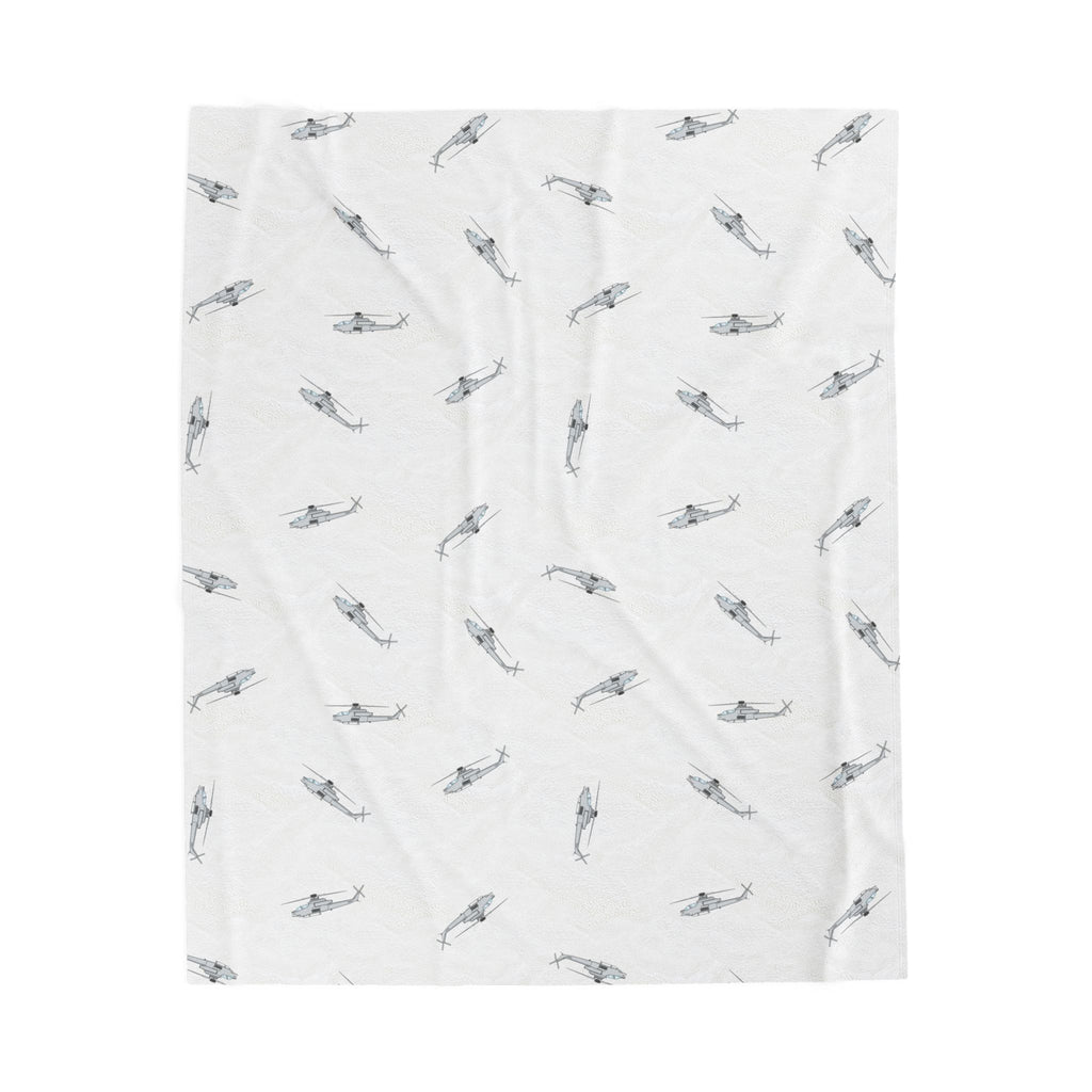 AH-1Z Viper Lil Pilots Collection Plush Blanket (50" X 60" Couch Throw)