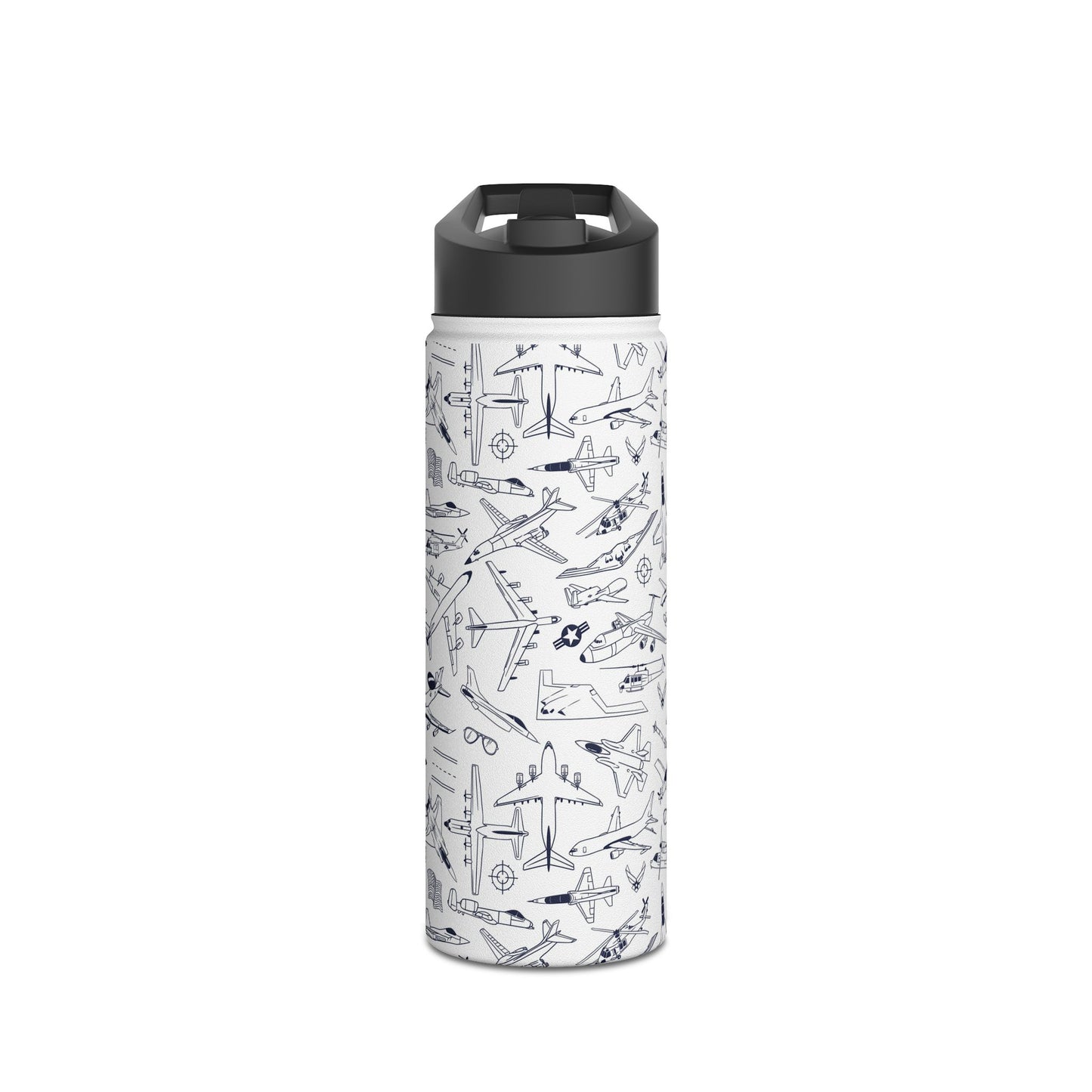 USAF Zoom + Boom Stainless Steel Water Bottles (12oz, 16oz, 32oz)