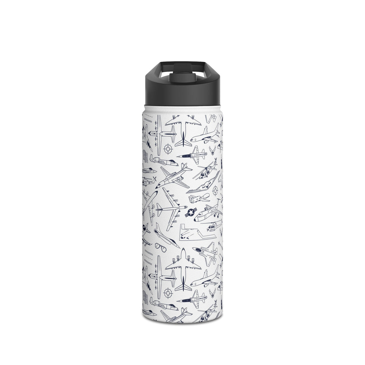 USAF Zoom + Boom Stainless Steel Water Bottles (12oz, 16oz, 32oz)