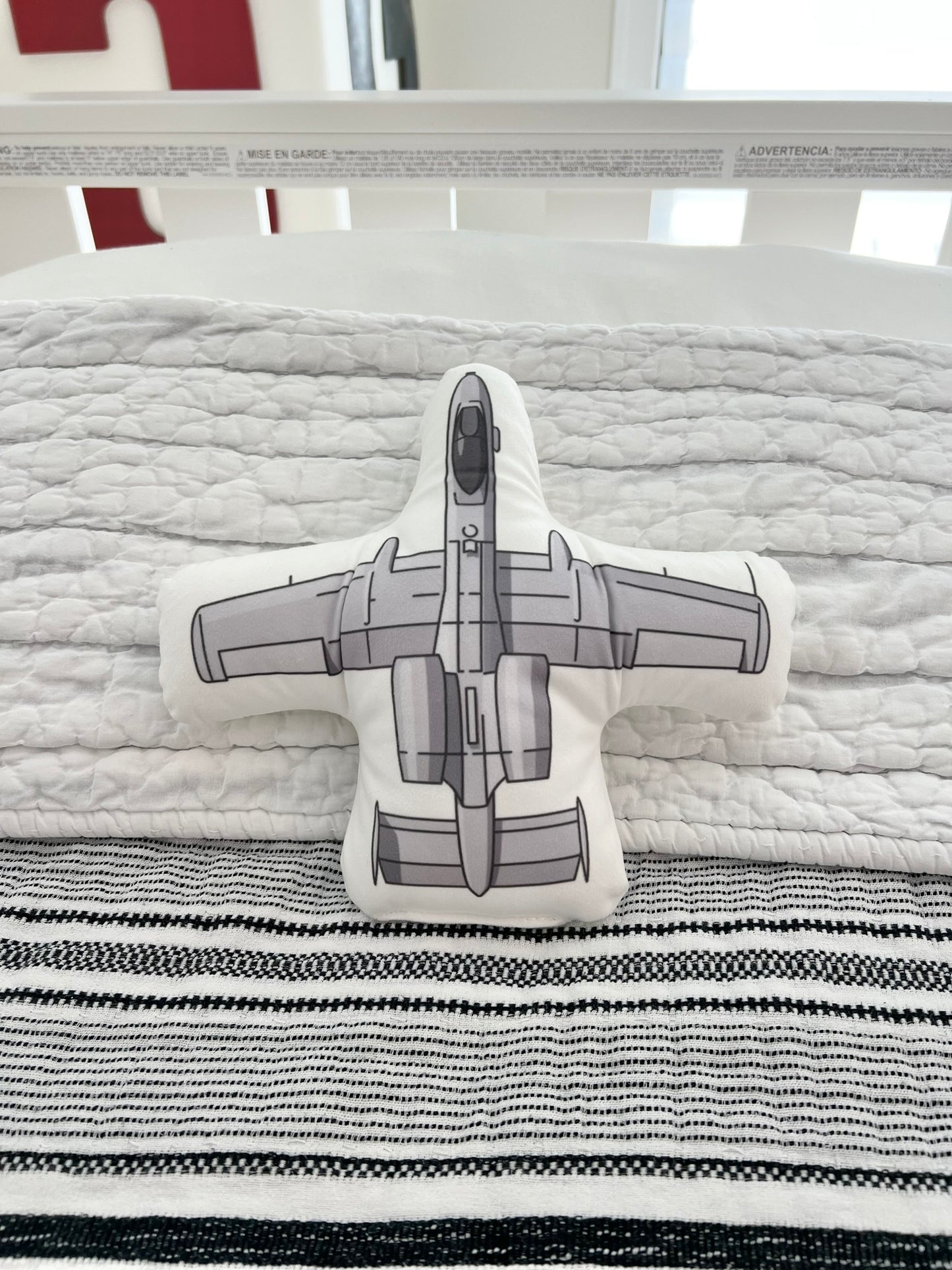 Lil Pilot Military Aircraft Plush Pillows (Choose Your Aircraft) (3 Sizes)