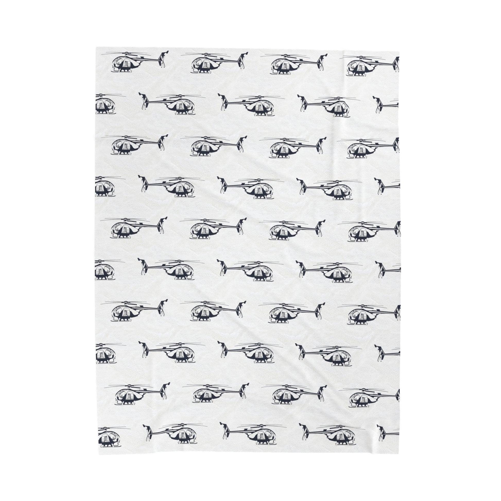 AH-6_Helicopter_Blueprint_Plush_Blanket_Mock_up
