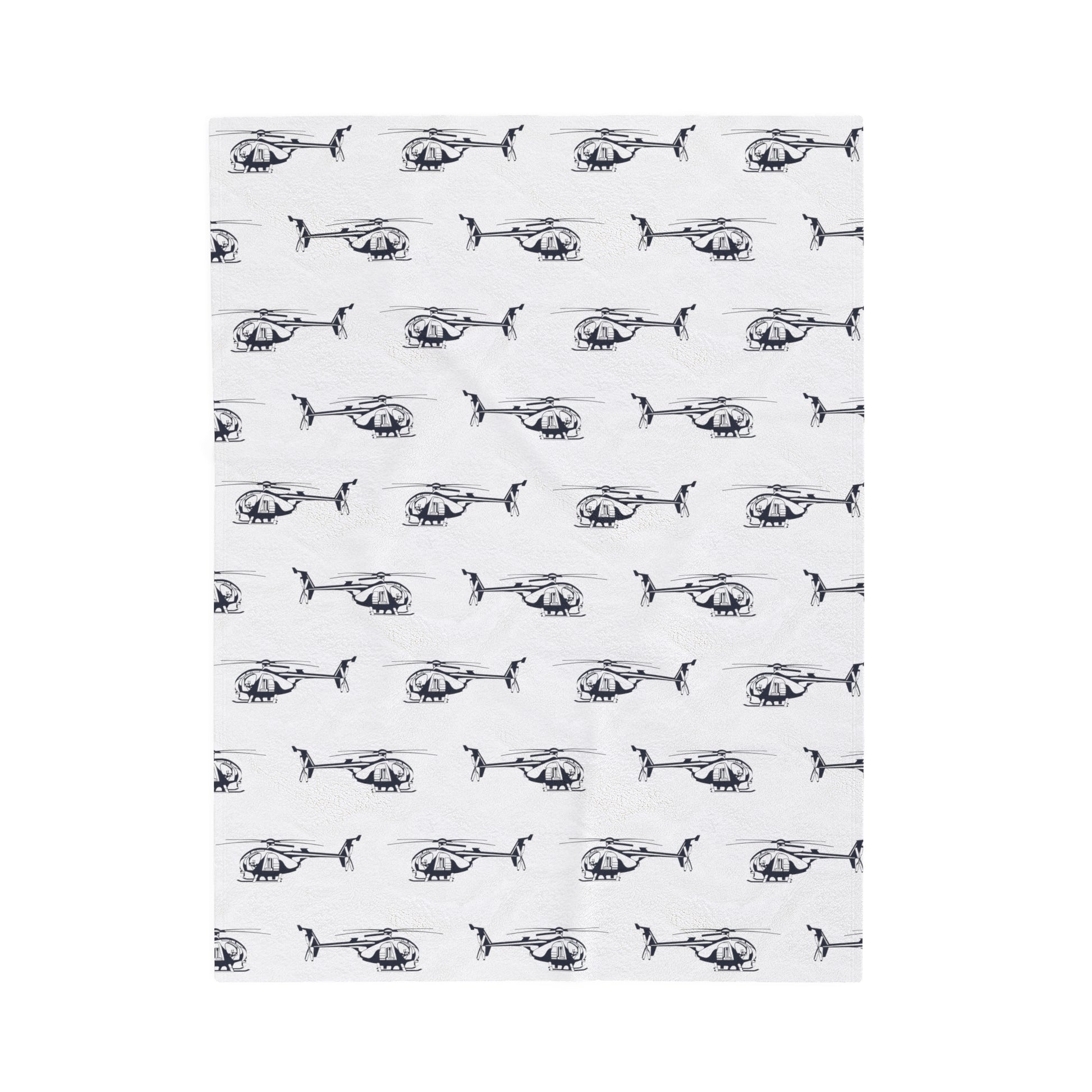 AH-6_Helicopter_Blueprint_Plush_Blanket_Mock_up