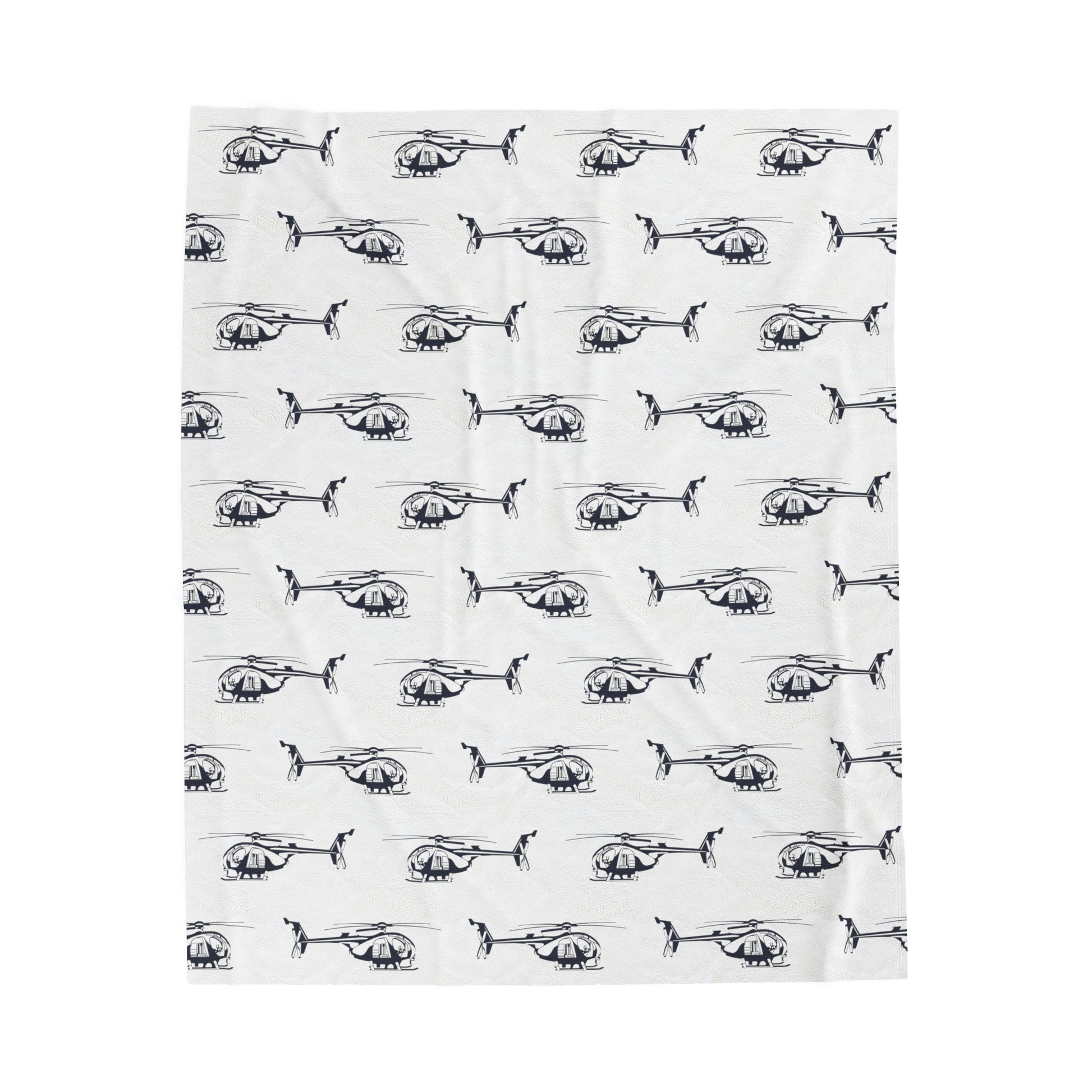 AH-6_Helicopter_Blueprint_Plush_Blanket_Mock_up