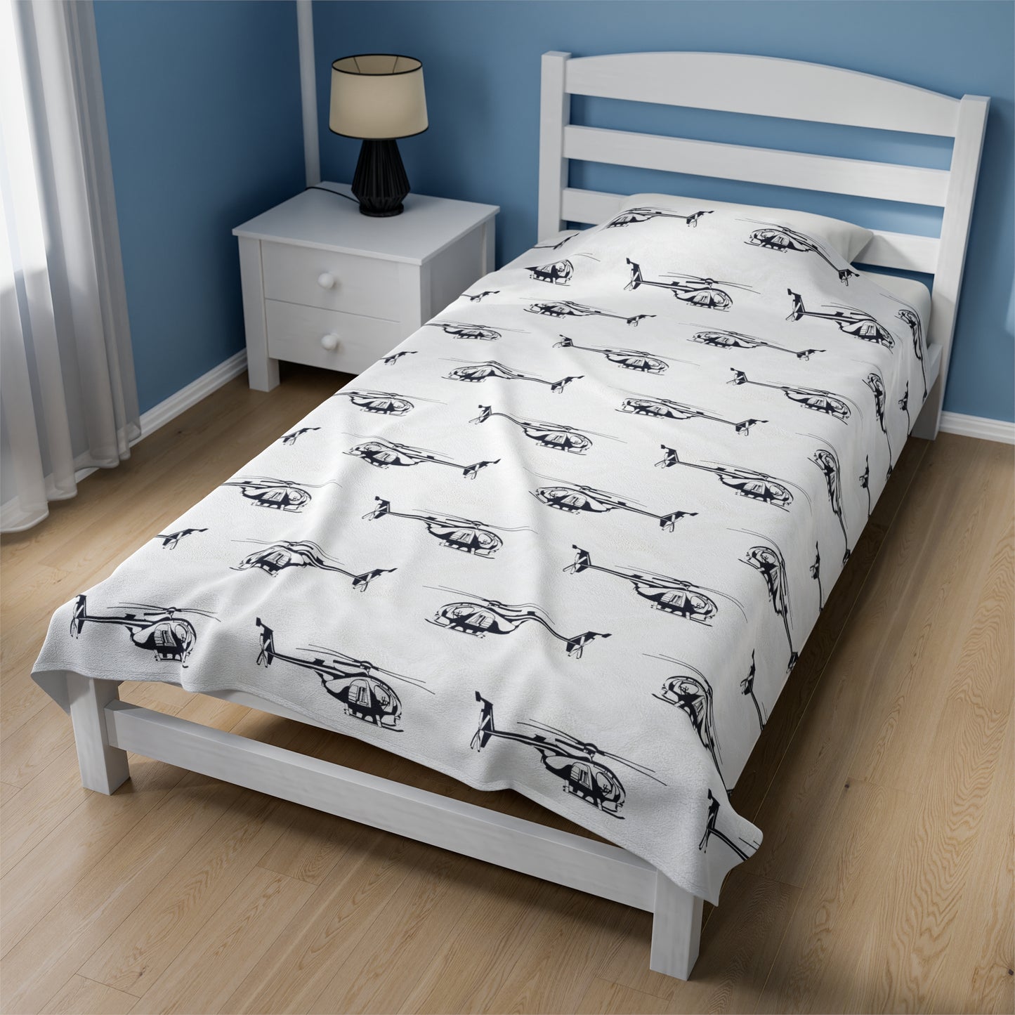 AH-6_Helicopter_Blueprint_Plush_Blanket_Mock_up t