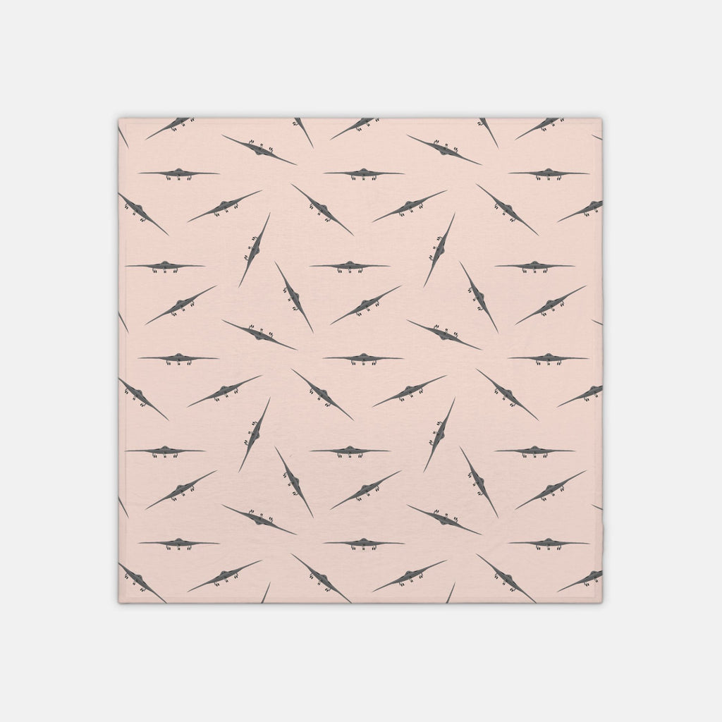 B-21 _jersey knit swaddle_coral