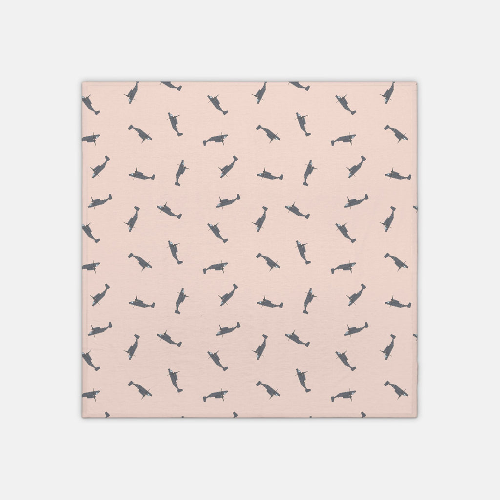 CV-22_Osprey_Lil_Pilots_jersey_knit_swaddle_coral