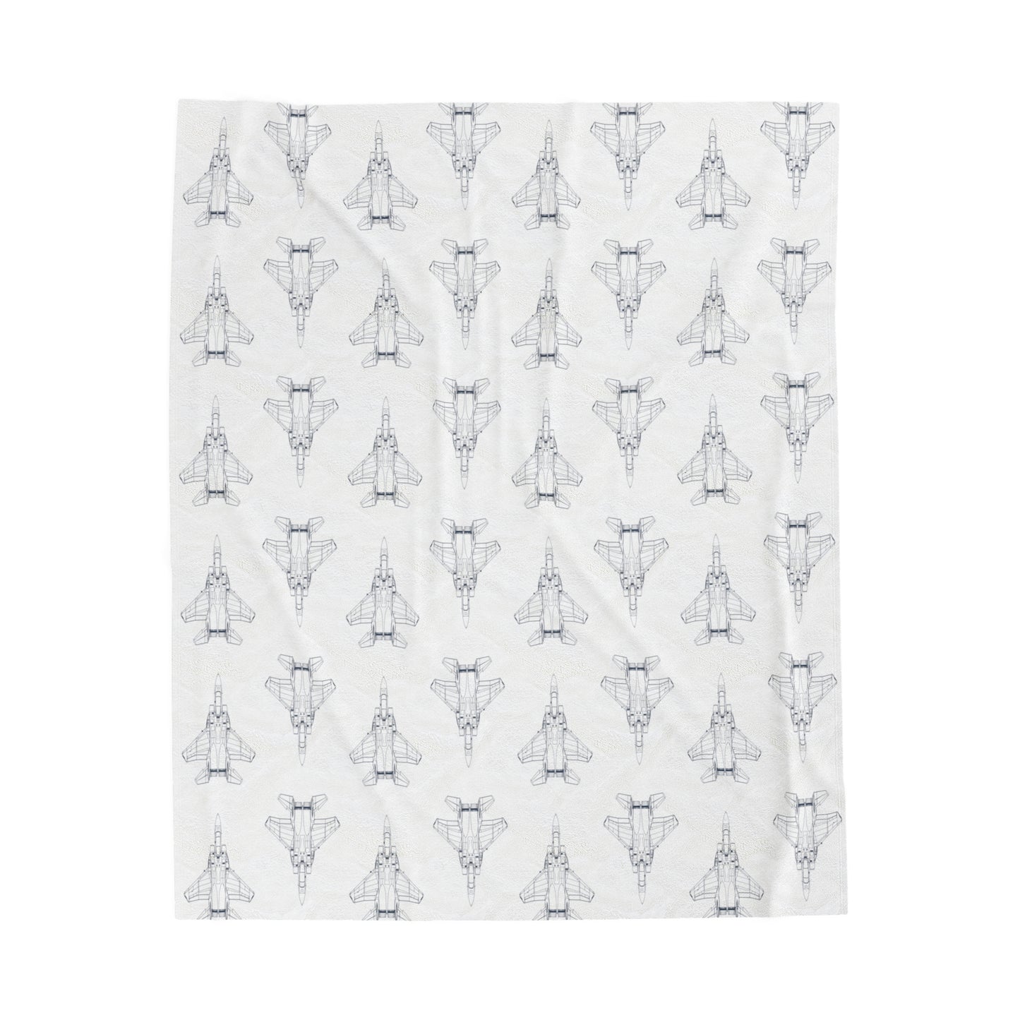 F-15C_Eagle_Blueprint-Plush_Blanket