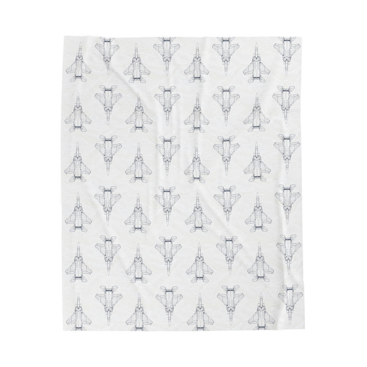 F-15C_Eagle_Blueprint-Plush_Blanket