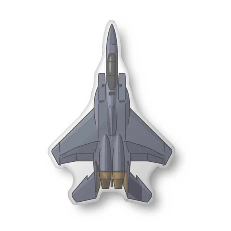 F-15 Fighter Jet Plush Pillow Toy