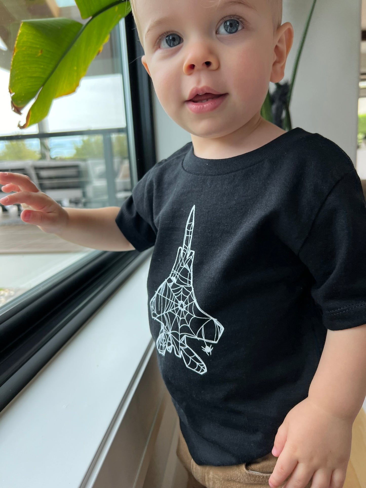 F-15 Fighter Jet Fighter Webs Toddler Tee