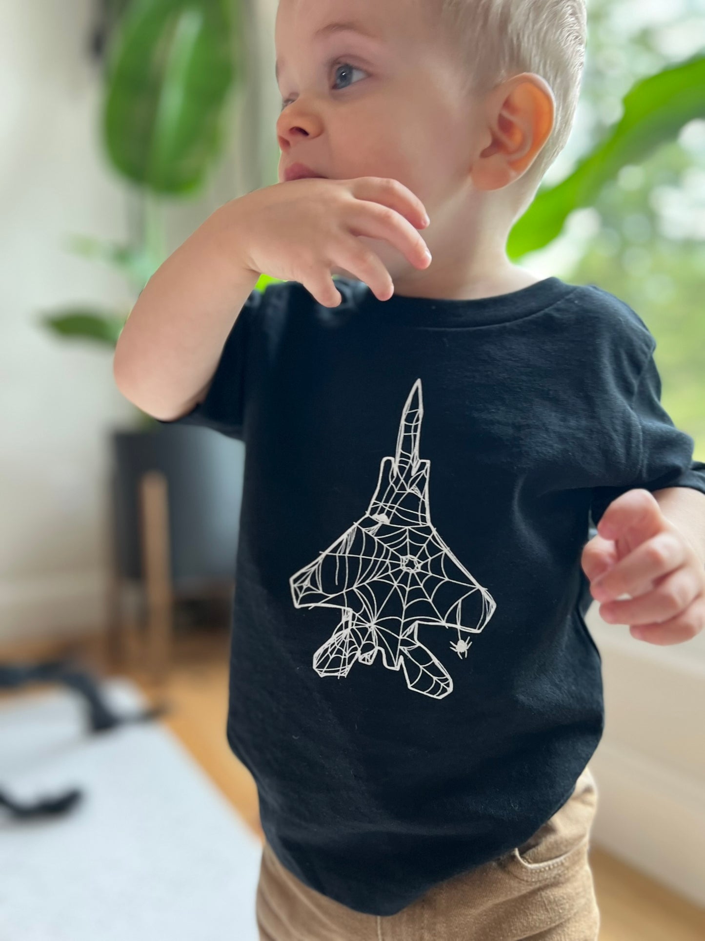 F-15 Fighter Jet Fighter Webs Toddler Tee