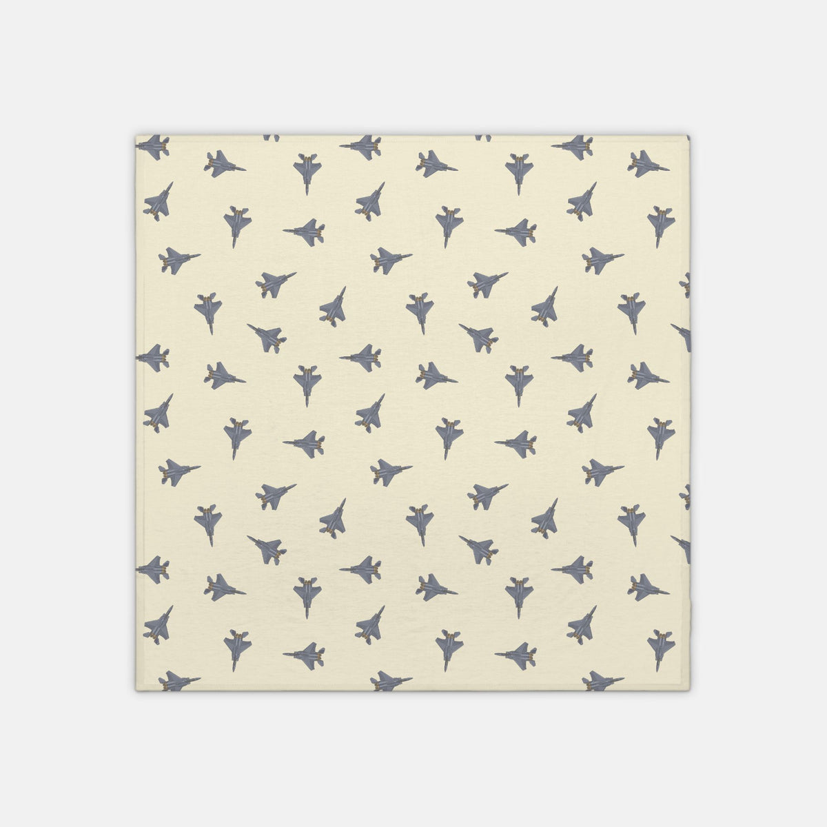 F-15 Fighter Jet_jersey knit swaddle_buttercrea