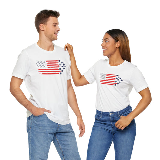 F-15 Fighter Jets and Flag Unisex Tshirts