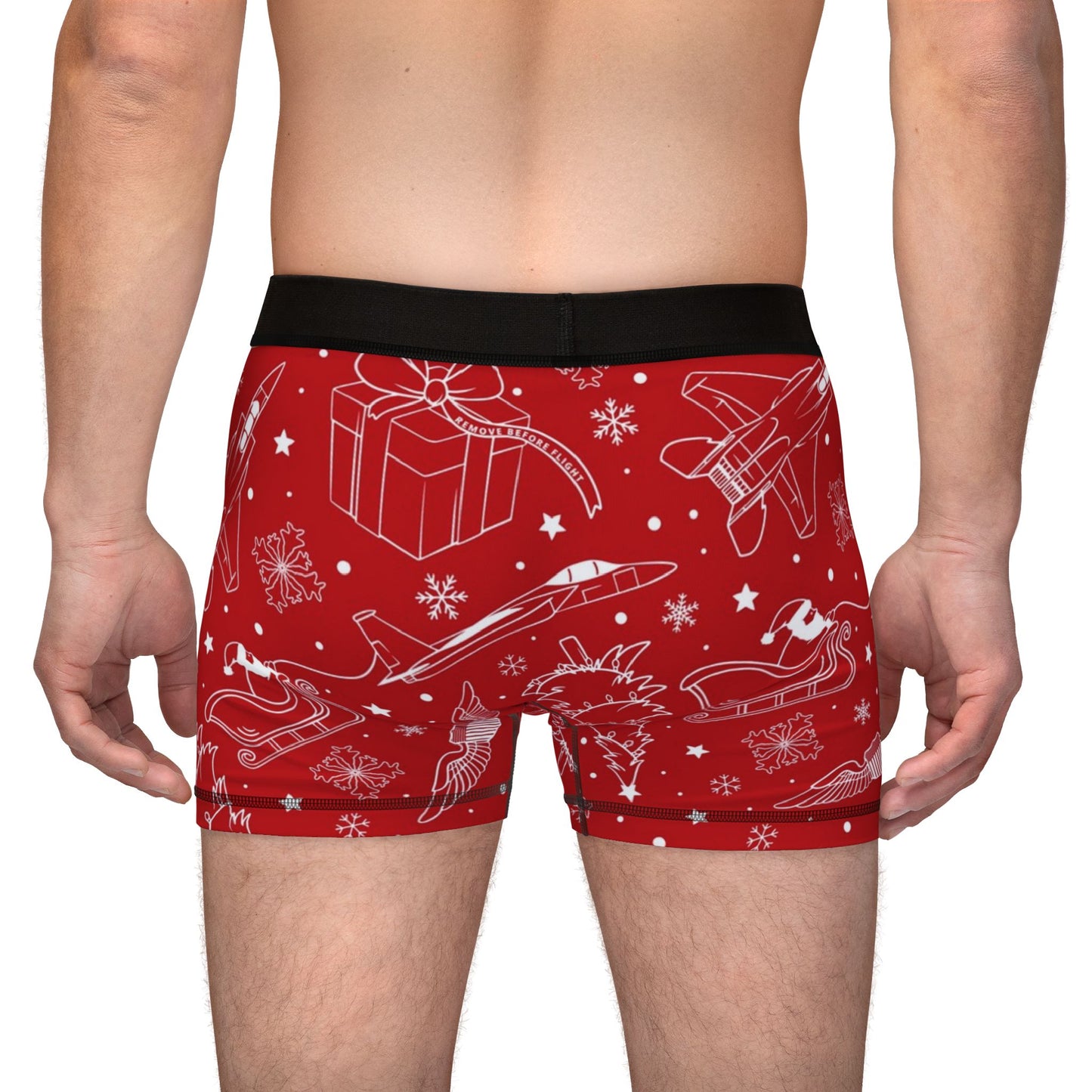 It's a Fighter Jet Christmas MEN'S BOXER BRIEFS (Choose from the A-10, F-15, F-16, F-22 and F-35)