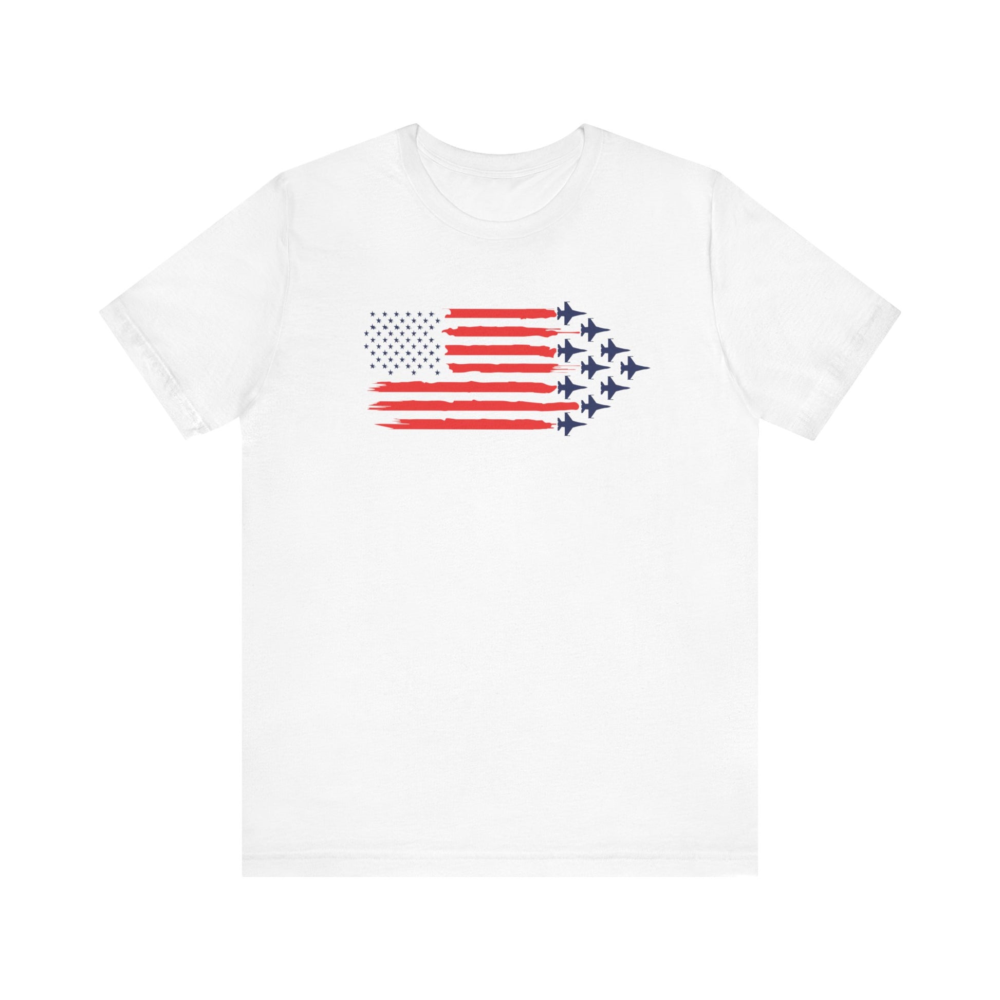 F-16 Fighter Jets and Flag Unisex Tshirts