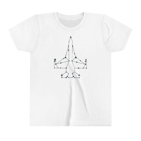 F-16 Starry Jet Night-Fighters Jets in the Sky-Pajama top-youth