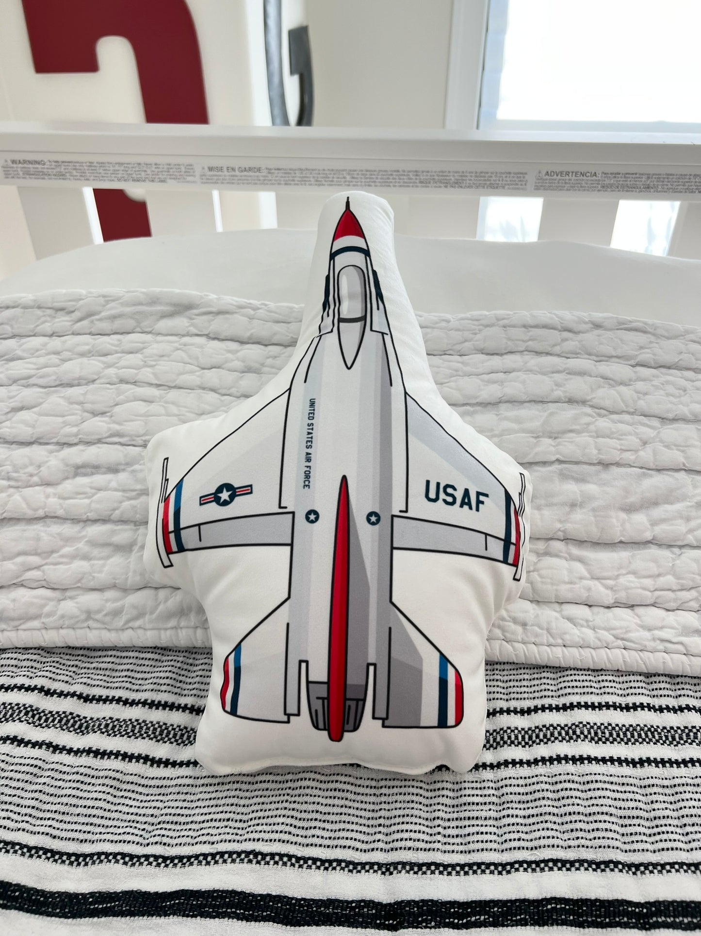 Lil Pilot Military Aircraft Plush Pillows (Choose Your Aircraft) (3 Sizes)