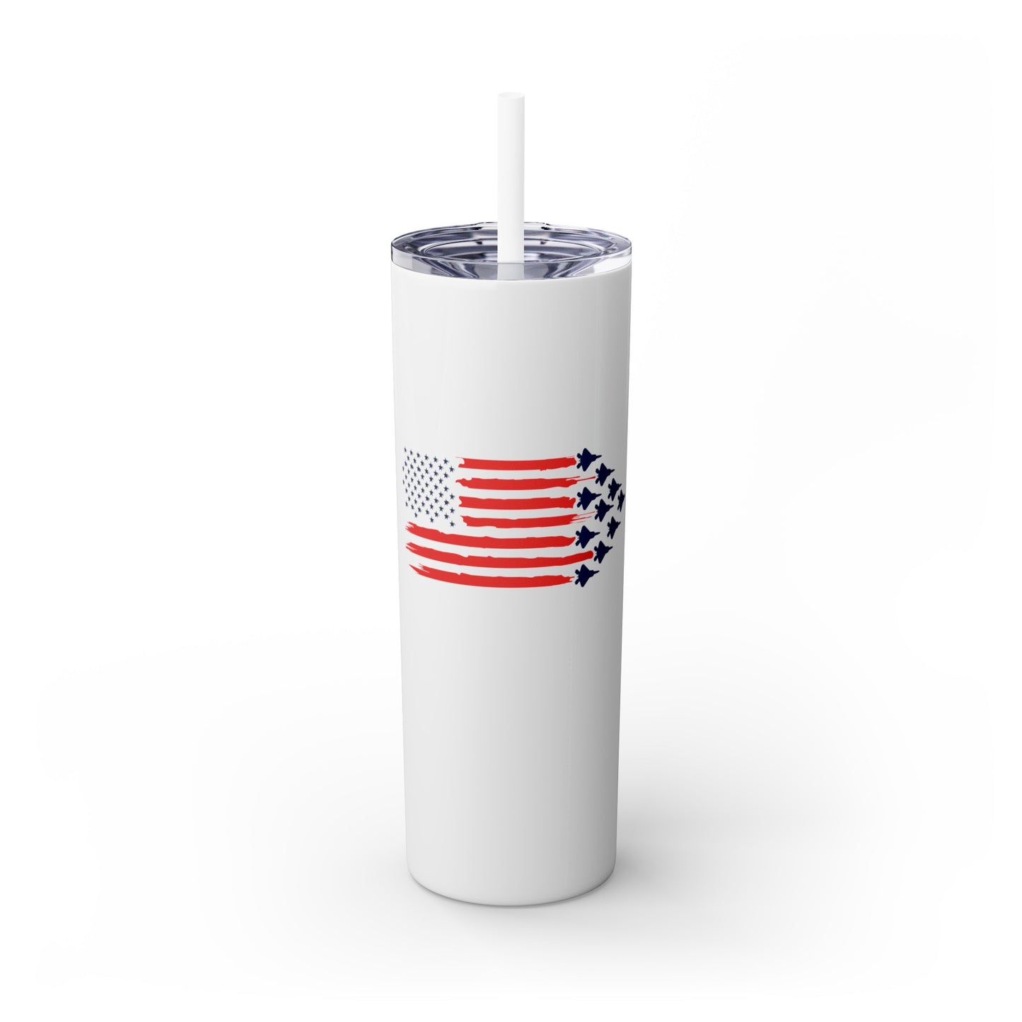 F-22 Fighter Jets and Flag_20oz tumbler