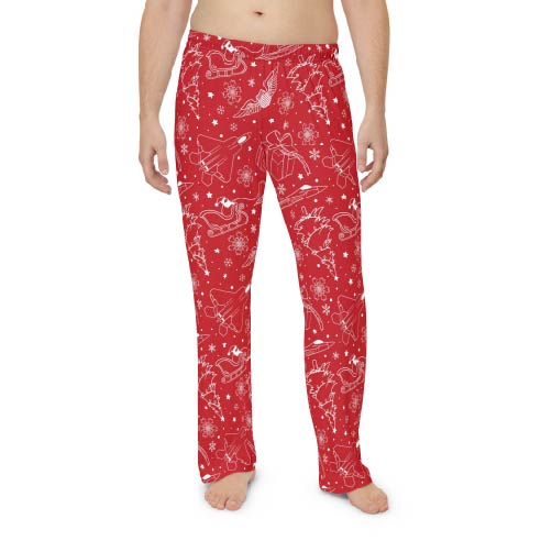 It's a Fighter Jet Christmas- ADULT Men's Pajama Pants (Choose from the A-10, F-15, F-16, F-22 or F-35)