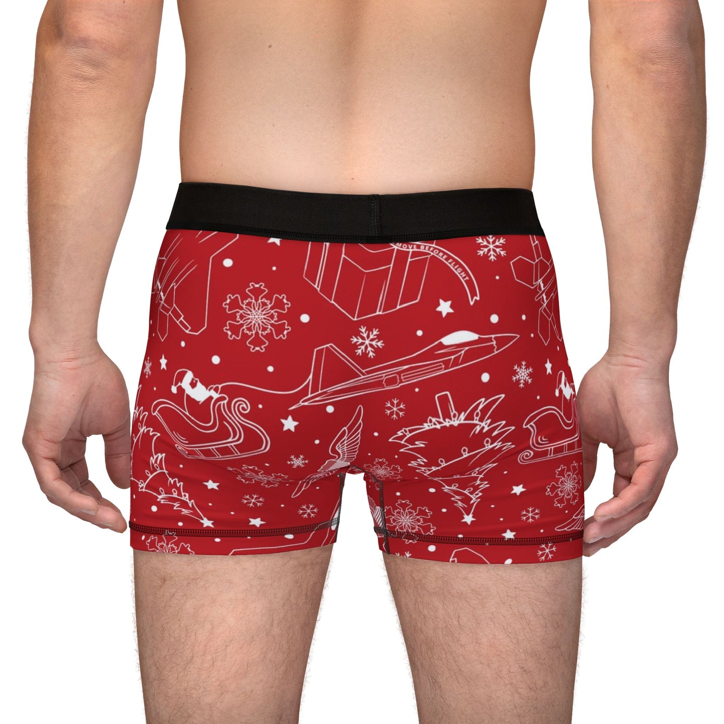 It's a Fighter Jet Christmas MEN'S BOXER BRIEFS (Choose from the A-10, F-15, F-16, F-22 and F-35)